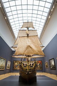  Scheepsmodel William Rex in de Zaal Macht op zee (2013) by René den Engelsman
