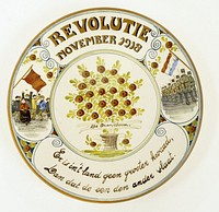 Herdenkingsbord "Revolutie november 1918" (1918) by anonymous