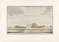 Gezigt van het Huys op Simpang van Vooren (1809) by C Coolen