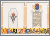 Ter Herinering aan het 40 jarig Regeeringsjubileum van H. M. Koningin Wilhelmina 1898 - 6 september 1938. (1938) by V Mantgem and Stoomvaart Maatschappij Nederland