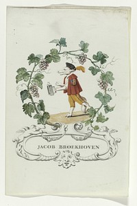 Spotprent van Jacob Broekhoven (1710 - 1720) by anonymous