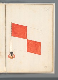 Vlag van Ragusa (1667 - 1670) by anonymous