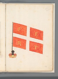 Vlag van Savoye (1667 - 1670) by anonymous