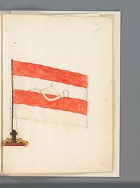 Vlag van Hoorn (1667 - 1670) by anonymous