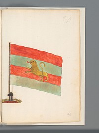 Vlag van West-Friesland (1667 - 1670) by anonymous