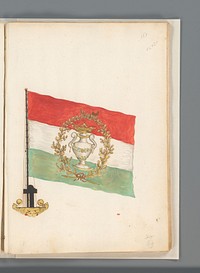 Vlag van Vlissingen (1667 - 1670) by anonymous