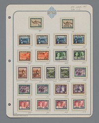 Postzegel Republik Indonesia (1949) by Staatsdruckerei Wien and E A Wright Bank Note Company