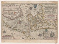 Paskaart van het Vlie en de Marsdiep (1583) by Joannes van Doetechum I and Lucas Jansz Wagenaer
