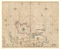 Zeekaart van de zee ten westen van Ierland (1670) by Hendrick Doncker I and anonymous