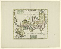 Kaart van Japan (1744) by Isaak Tirion and anonymous