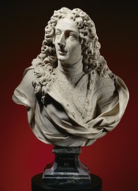 Bust of Prince Eugene of Savoy (1663-1736) (in or before 1724) by Francois Coudray and Gabriel Grupello