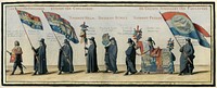 De begrafenisstoet van Frederik Hendrik, plaat nr. 10 (1651) by Pieter Nolpe, Pieter Jansz Post, Pieter Jansz Post and Nicolaes van Ravesteyn