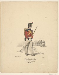 Nederlandsche Armée / Oost-Indiën Artillerie (1823 - 1827) by Jean Baptiste Madou and J Delfosse