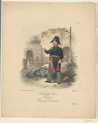 Nederlandsche Armée, Kolonel, Plaatselijke Kommandant (1823 - 1827) by Jean Baptiste Madou and Schouten Carpentier