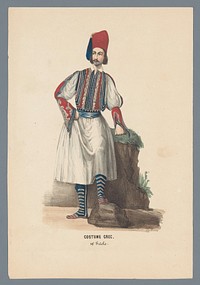 Costume Grec. 19e Siècle (1840 - 1850) by Elias Spanier