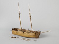 Model of a Coastal Defence Vessel (1861) by Rijkswerf Vlissingen