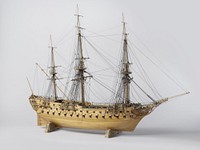 Model of a 90-Gun Ship of the Line (1801) by anonymous