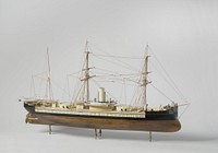 Model of an Ironclad Ram Ship (1867) by Laird Brothers