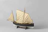 Model of a Longboat (c. 1880) by anonymous