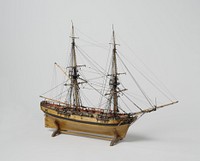 Model of a 12-Gun Brig (1785 - 1795) by anonymous and William May