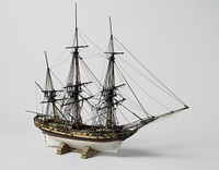 Model of a 22-Gun Frigate (1793 - 1807) by anonymous and anonymous