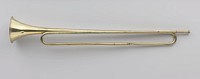 Natural trumpet (signal trumpet) (c. 1800 - c. 1830) by anonymous