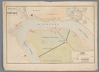 Plan van de Schelde voor Antwerpen met de ligging van de forten, tijdens het beleg van de Citadel, 1832 (1832 - 1833) by anonymous and Johannes Paulus Houtman