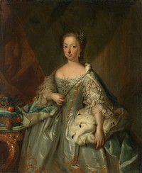 Portrait of Anne of Hanover, Princess Royal and Princess of Orange, Consort of Prince William IV (1753) by Johann Valentin Tischbein