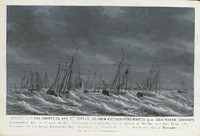The Batavian Fleet off Veere, 1800 (1800 - 1809) by Engel Hoogerheyden
