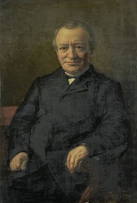 Anthonie Gerardus van der Hout (1820-92) (1880 - 1892) by Jac van Looij