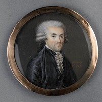 Portret van een man (1787) by Edme Quenedey