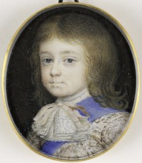 Jacobus (1663-67), hertog van Cambridge. Zoon van Jacobus II (1665 - 1670) by anonymous, Samuel Cooper and John Michael Wright