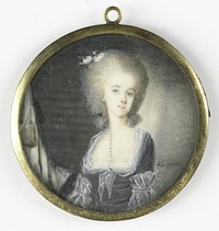 Frederica Louisa Wilhelmina (1770-1819). Prinses van Oranje-Nassau. Dochter van Willem V en Wilhelmina van Pruisen (1783) by De Saint Ligié