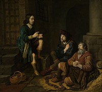 Joseph Interprets the Dreams of the Baker and the Butler (1648) by Jan Victors