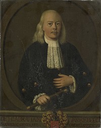 Portrait of Abraham van Riebeeck, Governor-General of the Dutch East Indies (1750 - 1800) by anonymous