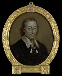 Portrait of Jacob Jacobsz Steendam, Poet and Historian in Amsterdam, New Amsterdam and Batavia (1732 - 1771) by Jan Maurits Quinkhard