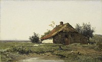 Farm in the Open Fields (1860 - 1903) by Paul Joseph Constantin Gabriël