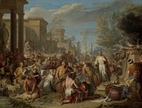 Jeroboam Sacrificing to the Idols (c. 1704 - c. 1744) by Jacques Ignatius de Roore