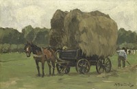 Hay Wagon (1870 - 1939) by Nicolaas Bastert