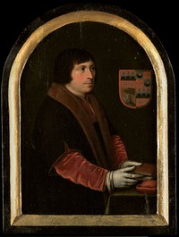 Portrait of Pieter Salina (c. 1620) by Cornelis Engelsz and anonymous