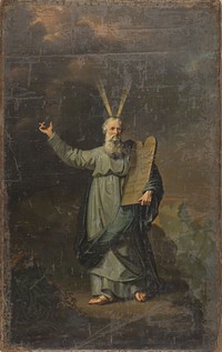 Moses with the Tables of the Law (1803) by Pieter Gaal