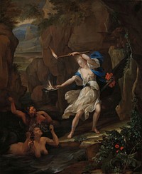 Circe Punishes Glaucus by Turning Scylla into a Monster (1695) by Eglon van der Neer