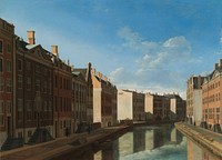 View of the Golden Bend in the Herengracht (1671 - 1672) by Gerrit Berckheyde