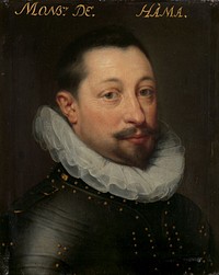 Portrait of Charles de Levin (?-1592), Lord of Famars, Forimont and Lousart (c. 1609 - c. 1633) by Jan Antonisz van Ravesteyn