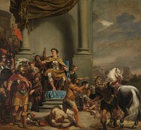Consul Titus Manlius Torquatus Orders the Beheading of his Son (1661 - 1663) by Ferdinand Bol