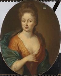 Portrait of a Woman, possibly Elisabeth Hollaer, Wife of Theodorus Rijswijk (c. 1700 - c. 1722) by Pieter van der Werff