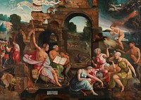 Saul and the Witch of Endor (1526) by Jacob Cornelisz van Oostsanen