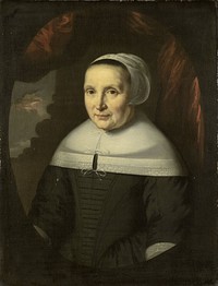 Portrait of Aeltje Denijs (born 1598/99) (1654 - 1700) by Nicolaes Maes