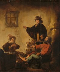 Joseph Interpreting the Dreams of the Baker and the Butler (Genesis 40:1-19) (c. 1632 - c. 1640) by Benjamin Gerritsz Cuyp