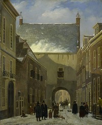 The Gevangenpoort, The Hague (1820 - 1830) by Johannes Adrianus van der Drift